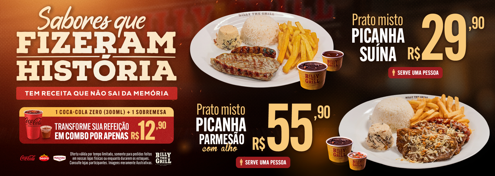 Sabores que fizeram história Pratos